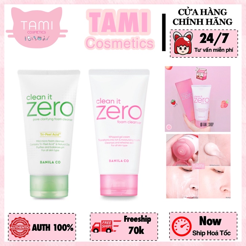 Sữa Rửa Mặt Banila Co Clean It Zero Foam Cleanser