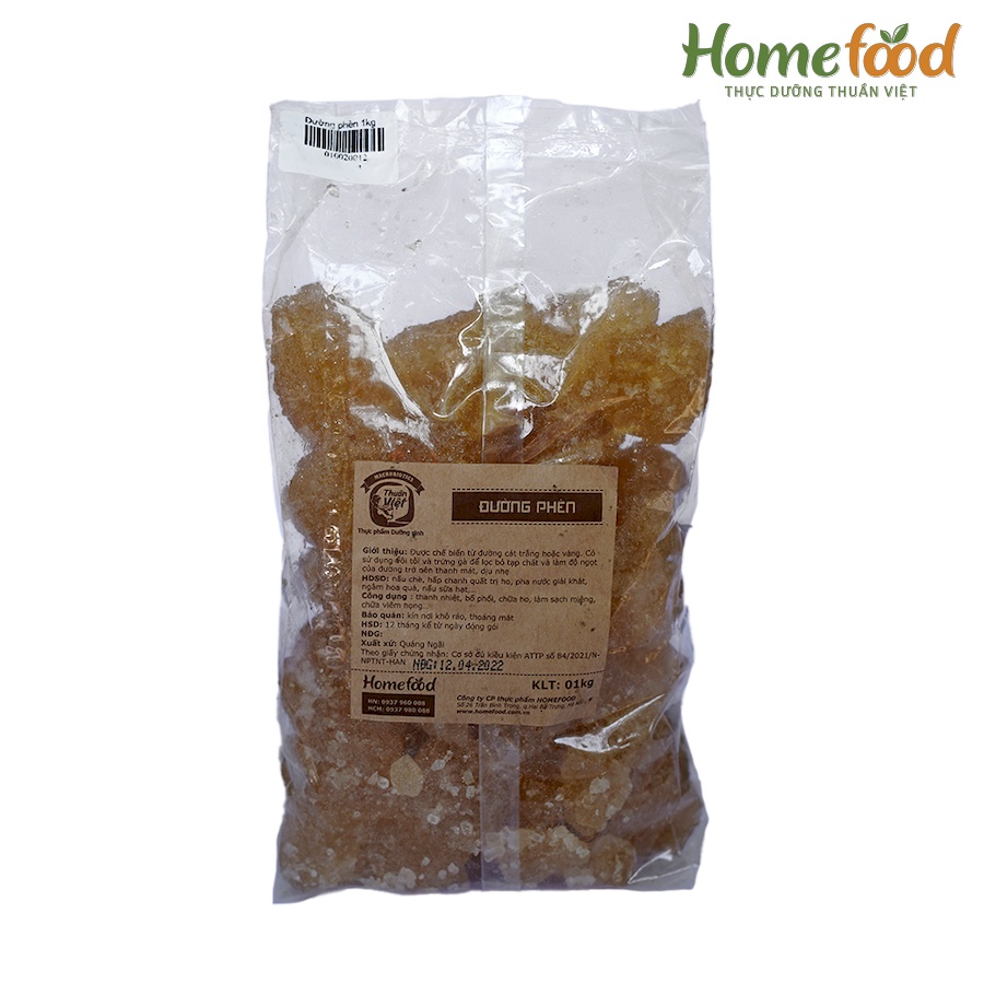 Đường phèn Homefood 1kg