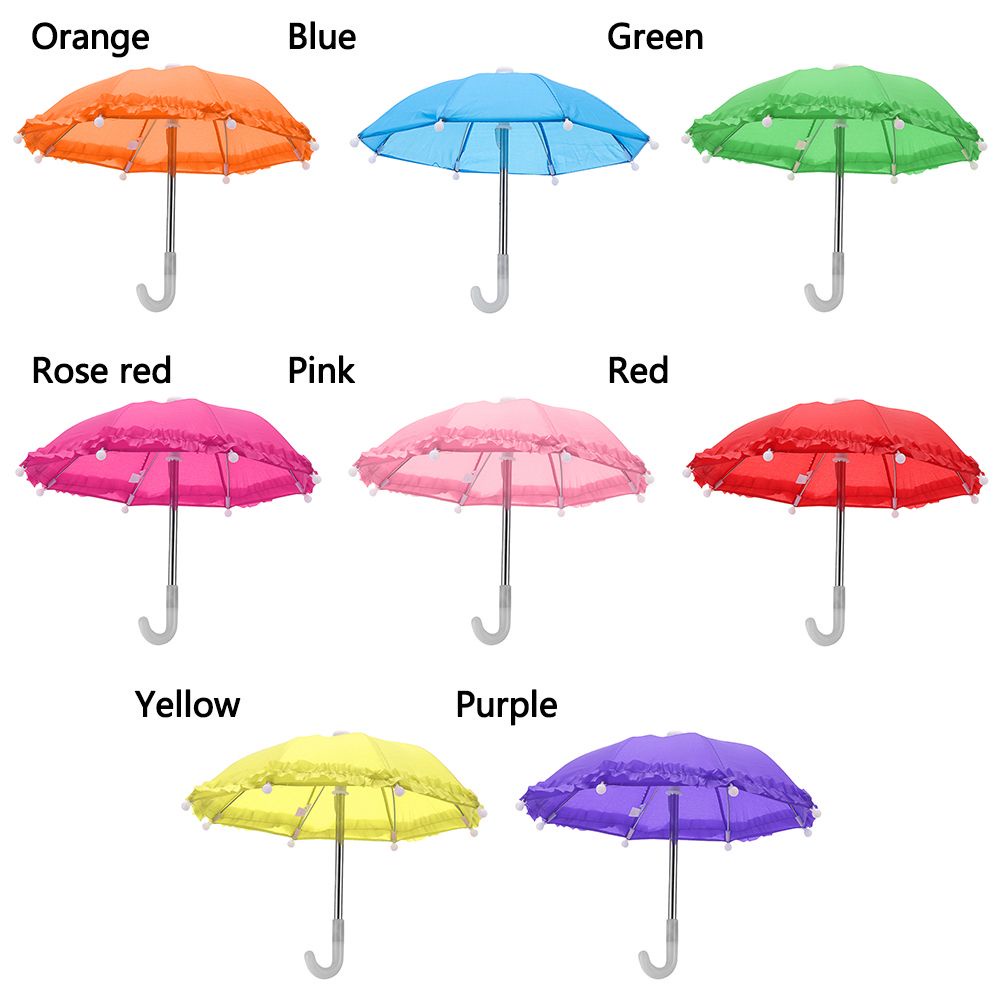 Dù đồ chơi búp bê mini vải ren đường kính 30cm dễ thương