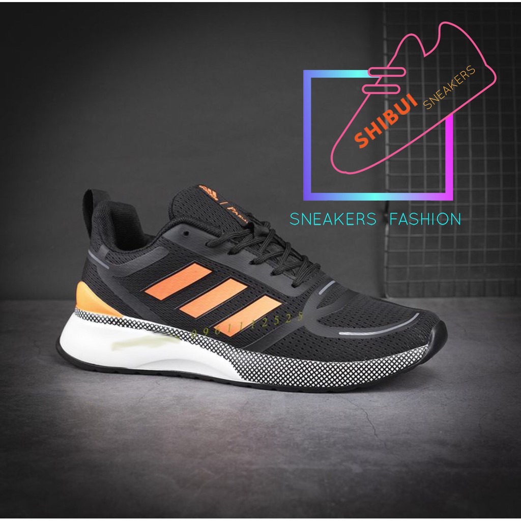 Thể Thao Sneakers Nam Nữ Parley A98 – Đen Cam