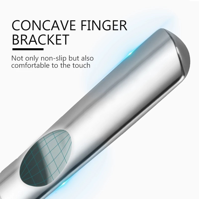 1 Cây Dũa Móng Tay Hai Mặt Bằng Thép Không Gỉ Chuyên Nghiệp Có Tay Cầm Chống Trượt