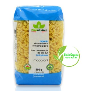 Nui Macaroni Hữu Cơ Bioitalia 500g