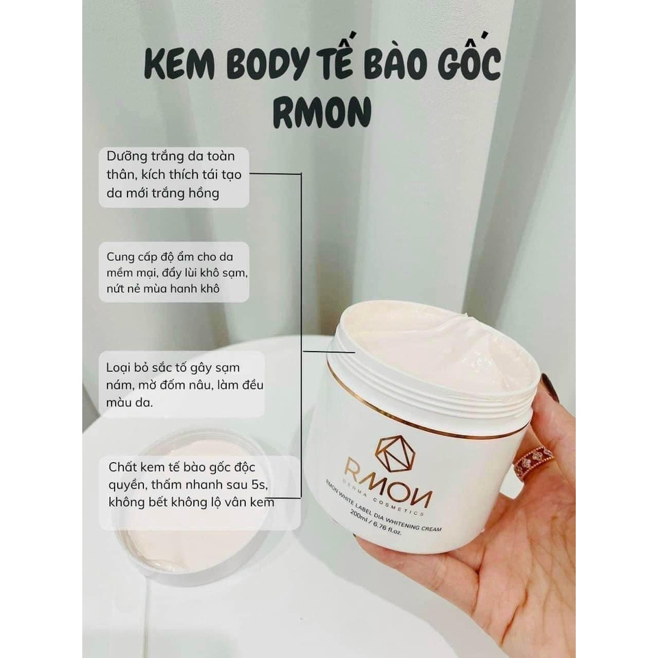 Kem Body Dưỡng Trắng Da RMON