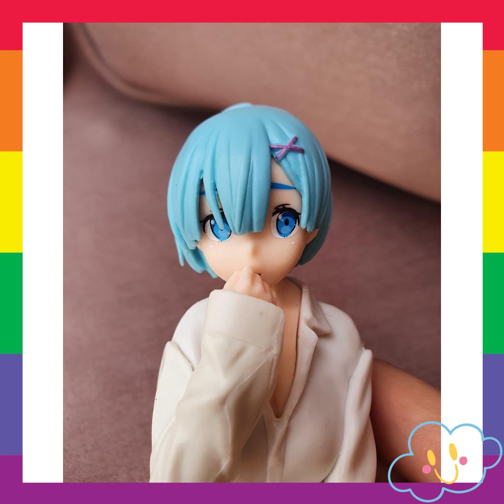 Mô Hình Rem Mặc Áo Sơ Mi Figure Re: Zero Mô Hình Không Hộp