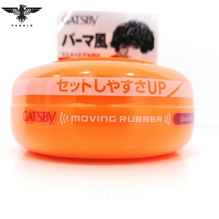 ✅ Sáp Vuốt Tóc Nam Gatsby Moving Rubber Loose Shuffle 80g ⚡ Medium Hold ⚡ Medium Shine ⚡Màu Cam