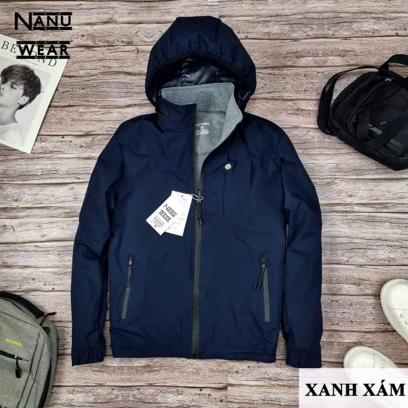 Áo 2 mặt Gió nỉ Túi hộp