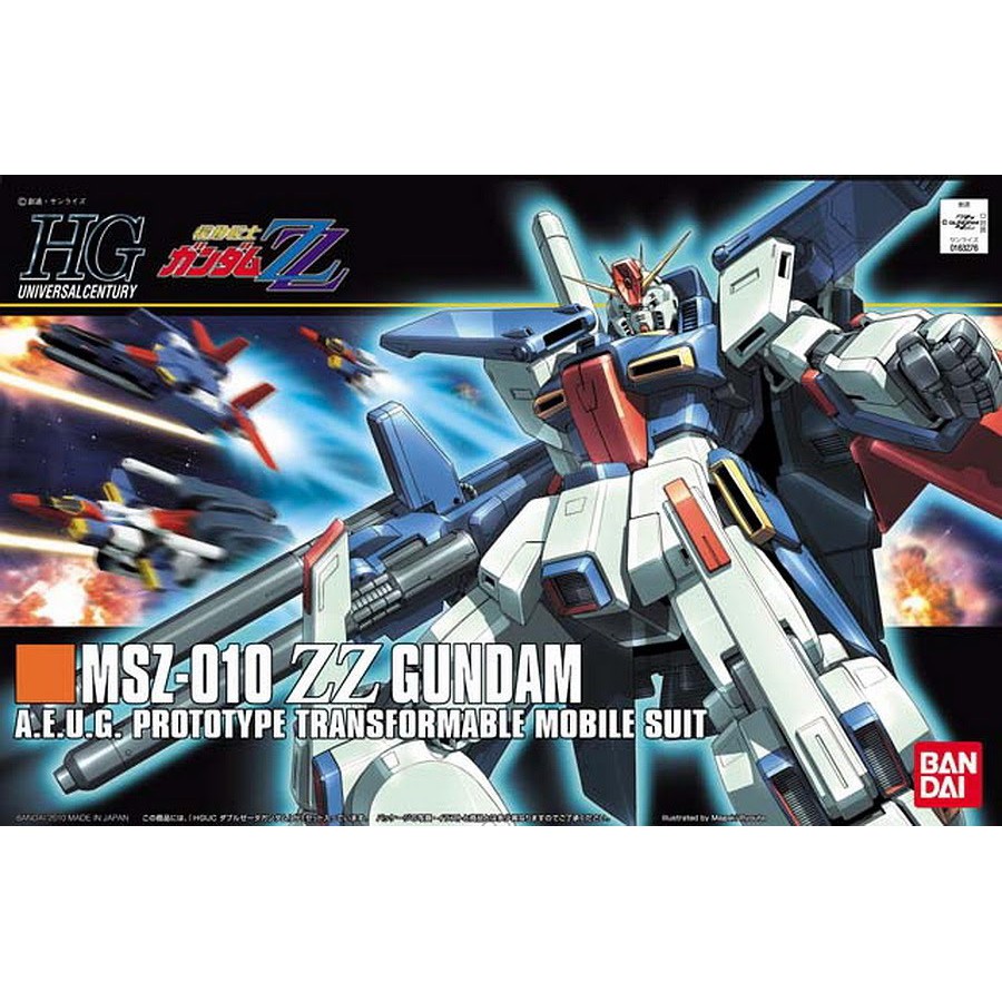 Mô Hình Lắp Ráp HG UC 1/144 MSZ-010 ZZ Gundam