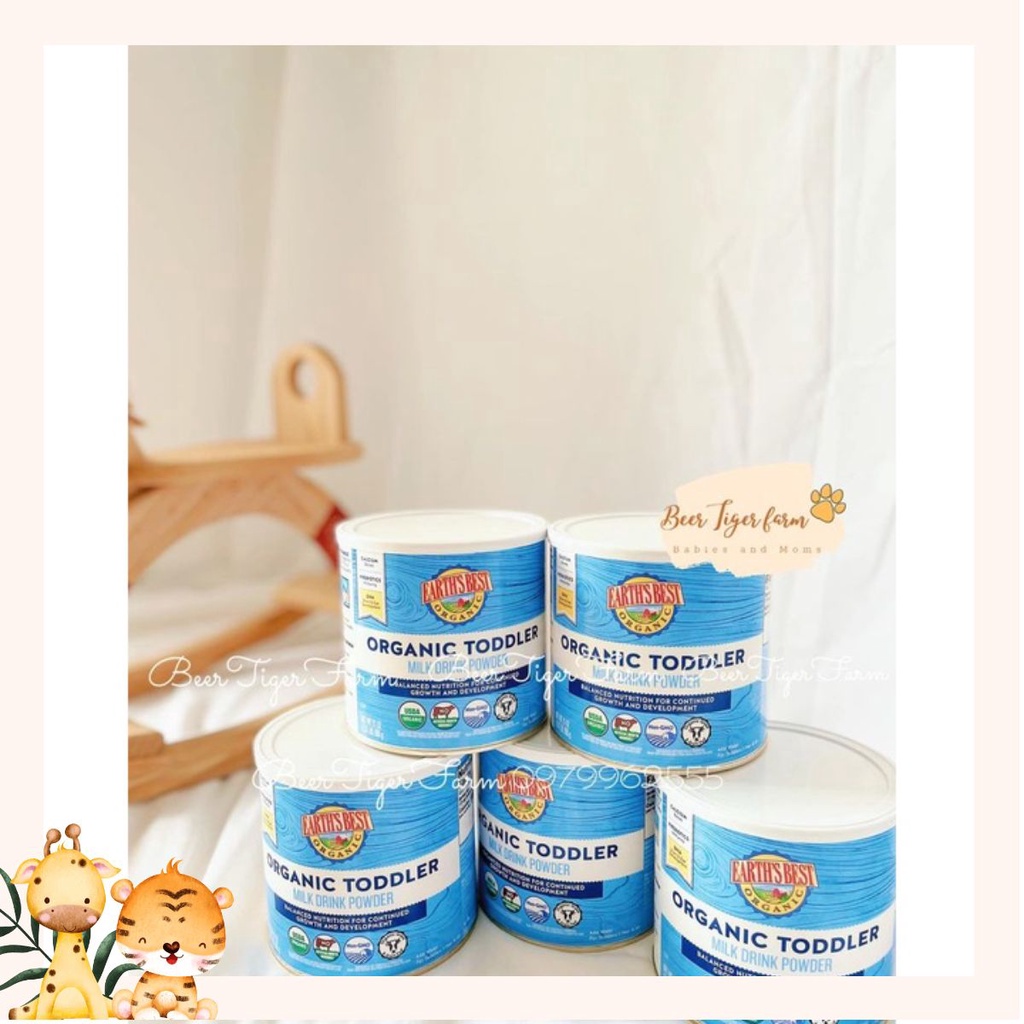 Sữa bột Earth's Best Organic Toddler Mỹ hộp xanh 595g-BEERTIGERFARM