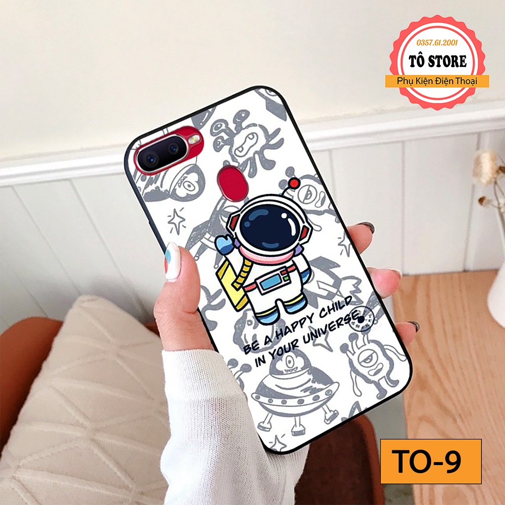 Ốp lưng Oppo A5S / Oppo A7 / Oppo A12 / Oppo F9 in hình phi hành gia vũ trụ ngân hà cá tính độc đáo, hot nhất năm