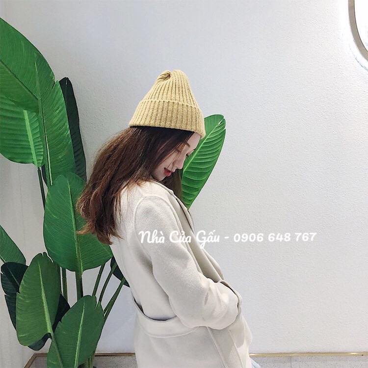 Nón len trơn unisex nam nữ đều mang đẹp ạ