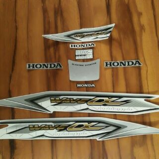Bộ tem honda Wave A 2018 màu trắng