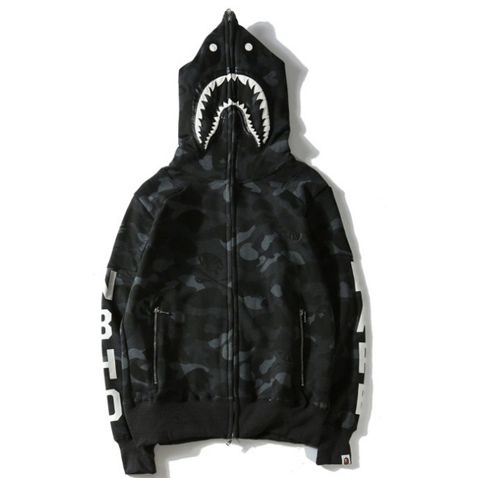 2021 New A Bathing Ape Classic Men And Women Bape Skull NBHD Shark Hoodie Jacket Sweater | BigBuy360 - bigbuy360.vn