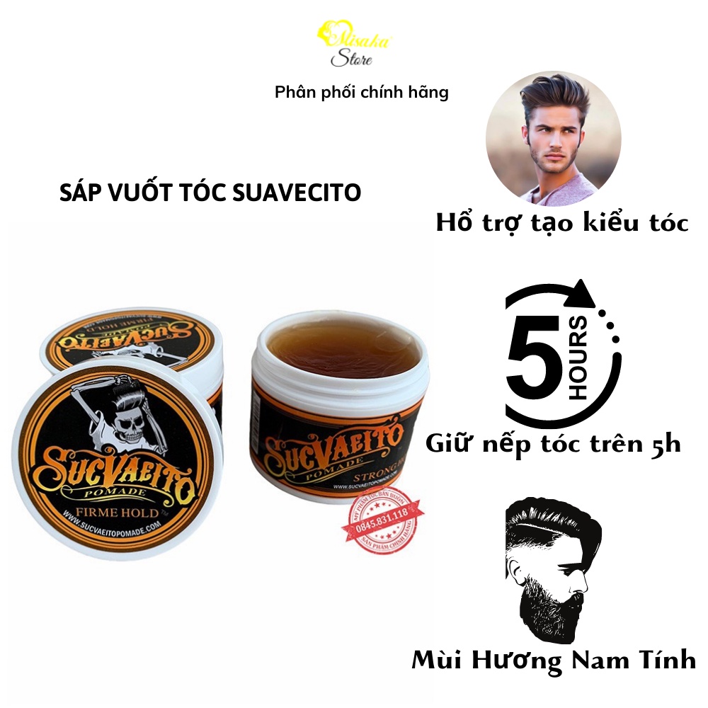 SÁP VUỐT TÓC SUAVECITO ( ĐẦU LÂU ) 120g