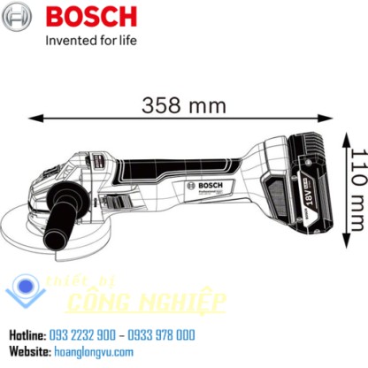 Máy mài góc dùng pin BOSCH GWS 18V-10(SOLO)