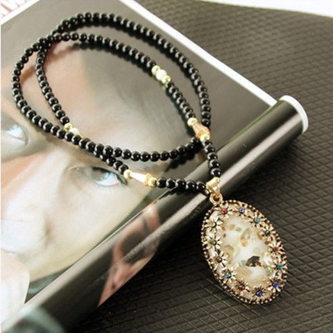 Vòng cổ dài phong cách Hàn Quốc thời trang thu đông retro mới cho nữ