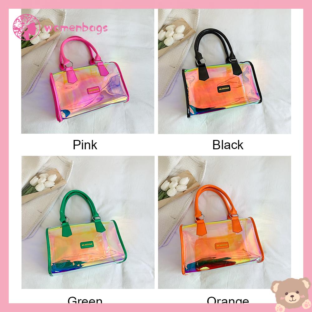 ✿ Wb ✿ Túi Xách Nhựa PVC Trong Suốt Thời Trang Mùa Hè Cho Nữ✿