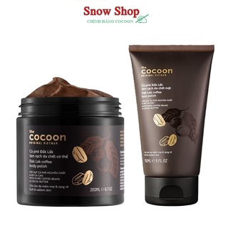Tẩy tế bào chết mặt Cocoon & Tẩy tế bào chết body Cocoon