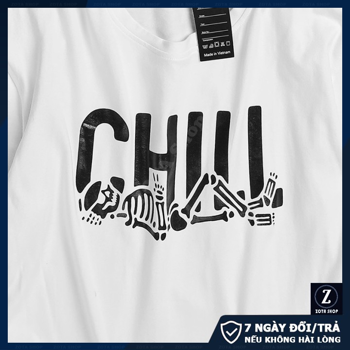  Áo thun nam tay ngắn cổ tròn in 3D Chill chất thun 4 chiều mịn mát CZ89 | BigBuy360 - bigbuy360.vn