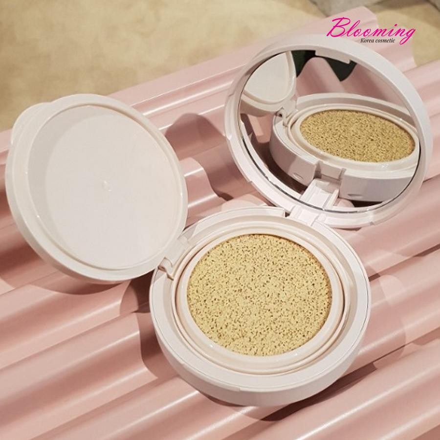 Phấn nước mịn lì mờ khuyết điểm Huxley Cover Cushion Own Attitude 12g SPF24/PA++/Giữ bền màu suốt 6-8 tiếng