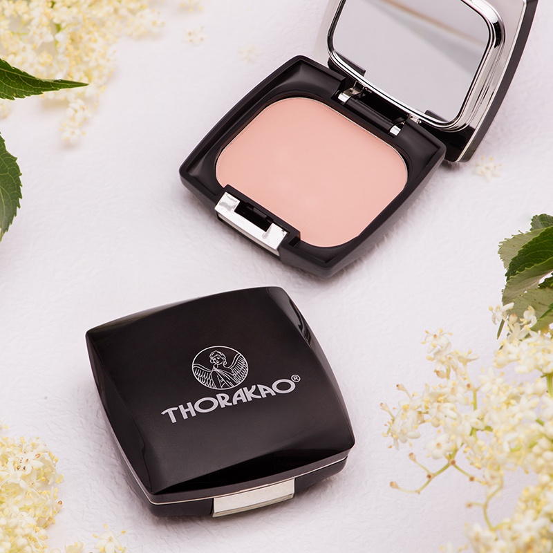 Phấn trang điểm trắng da Thorakao 9g, phấn phủ kiềm dầu dưỡng trắng da