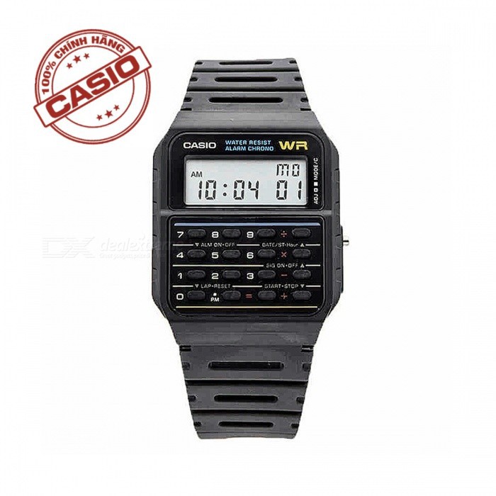 Đồng Hồ Nam/Nữ Casio CA-53W-1Z - Chính Hãng - Có Máy Tình - Tuổi Thọ Pin 5 Năm - Chống Nước 5 ATM