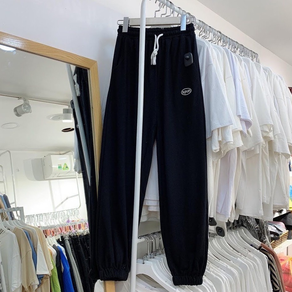 [Siêu rẻ Quần Jogger SPUN nỉ Unisex