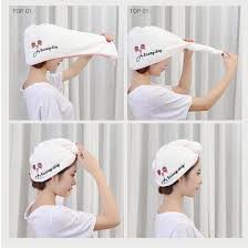 KHĂN QUẤN ĐẦU LÀM KHÔ TÓC SIÊU TỐC THỜI TRANG