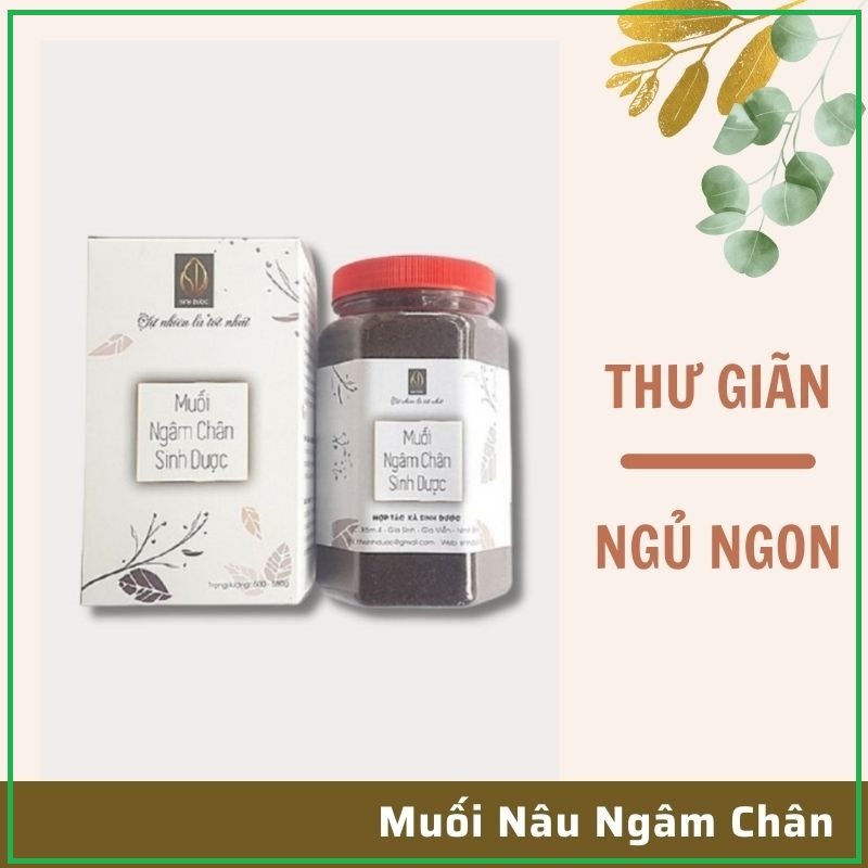 Muối Ngâm Chân Thảo Dược 🌸 Organic🌸100% Thiên Nhiên🌸 Muối Thảo Dược Ngâm Chân 550g🌸 Hàng Chính Hãng Sinh Dược-Tiemxabong