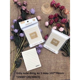 Giấy note dòng kẻ BAOKE nhiều size