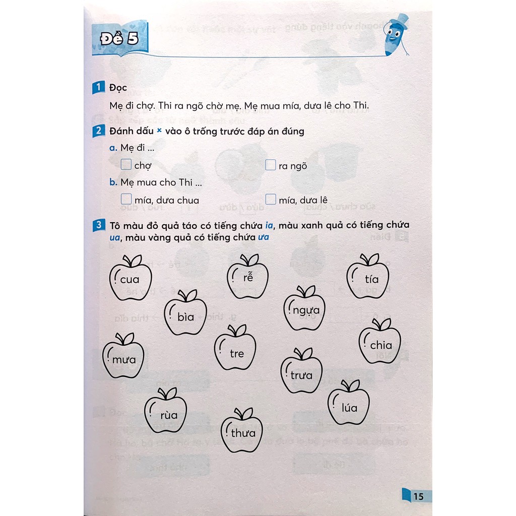 Sách - 35 đề ôn luyện Tiếng việt 1