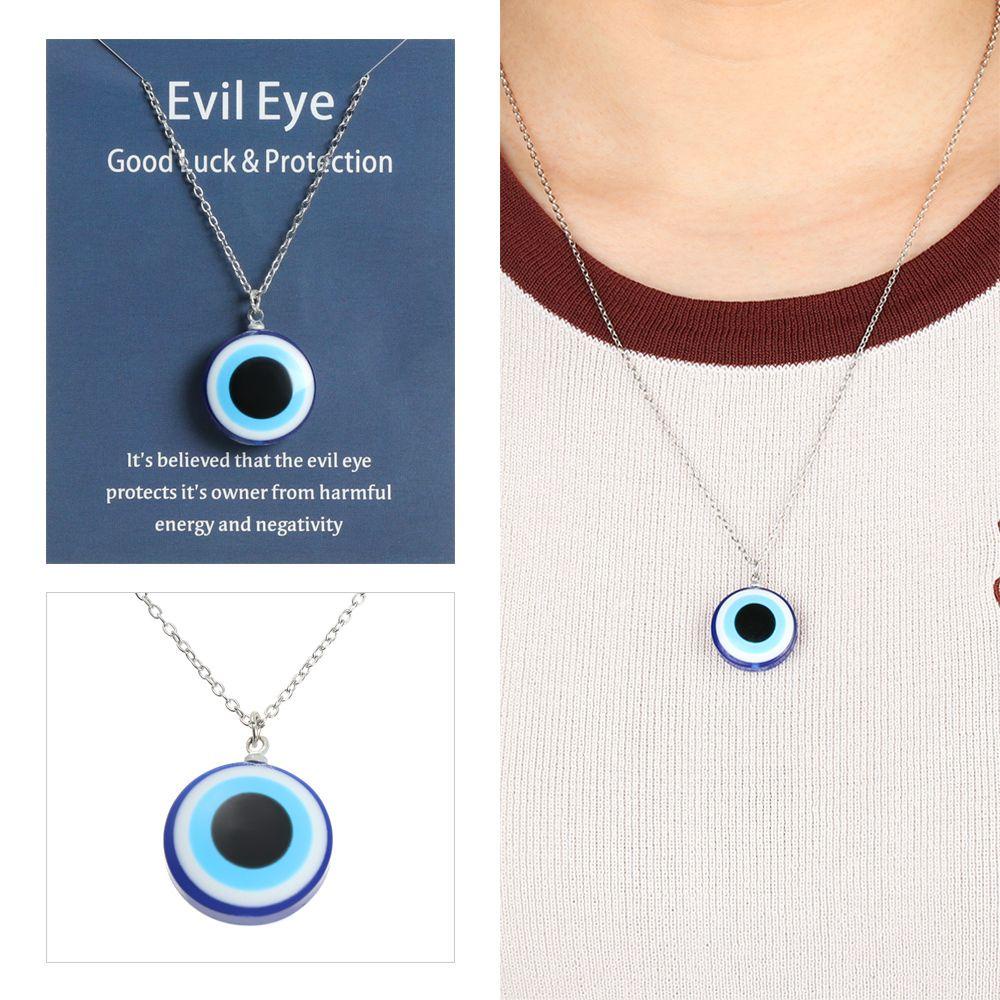 ME Vòng cổ Mặt Hình Con Mắt Quỷ|Trang Sức Quyến Rũ Thời Trang