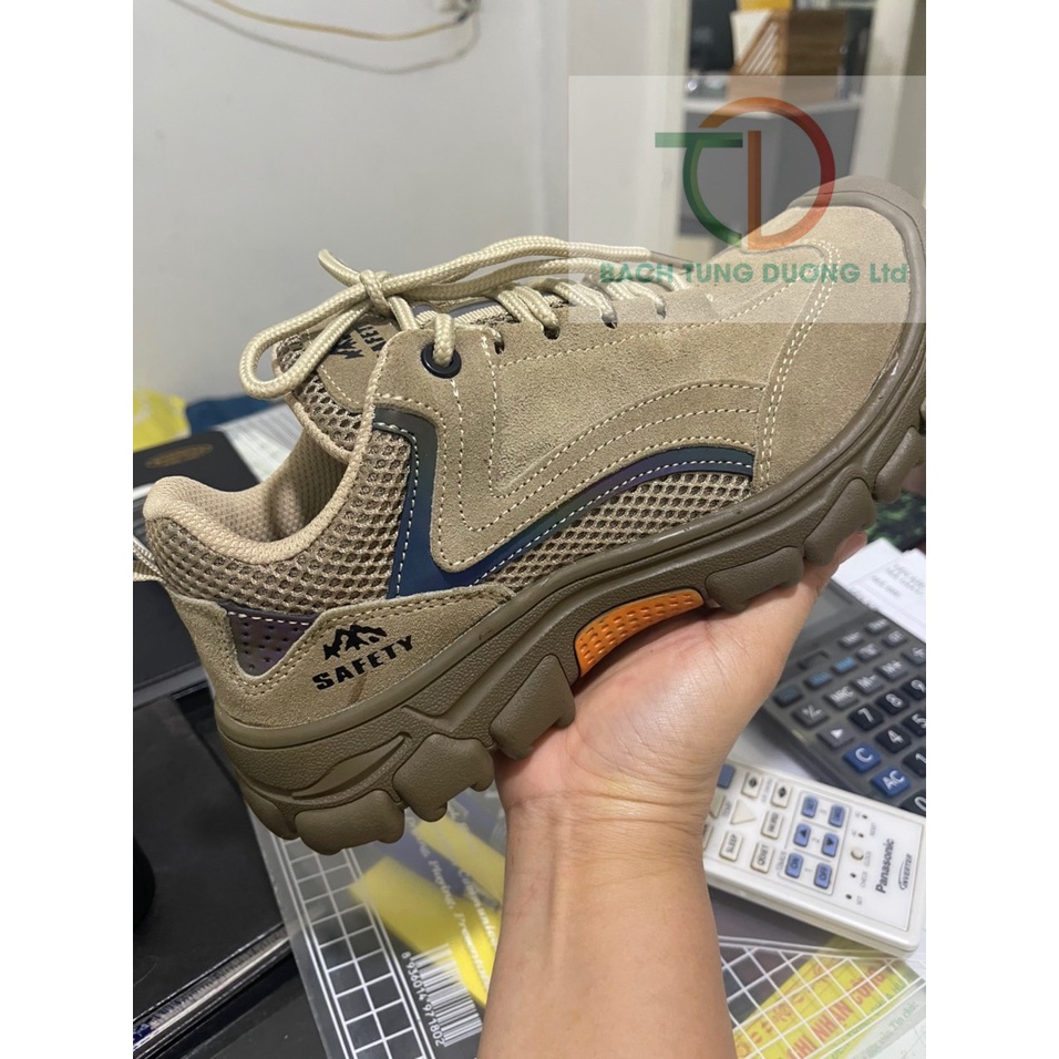 GIÀY BẢO HỘ CAO CẤP 376 DA LỘN MŨI THÉP CHỐNG VA ĐẬP VÀ ĐẾ CHỐNG ĐINH CAO CẤP