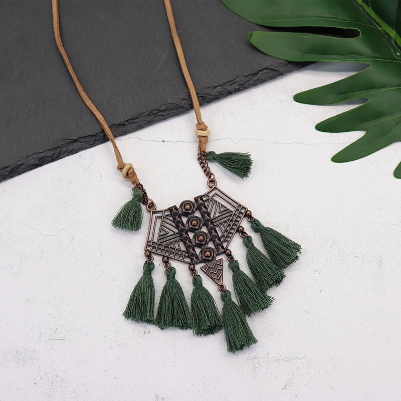 Vòng Cổ Bohemian Dáng Dài Phong Cách Dân Tộc Thời Trang Mới 2022