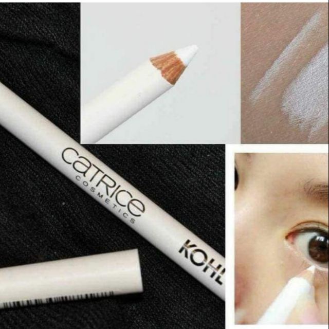 Chì kẻ mắt Catrice Kohl Kajal có 2 màu đen và trắng chính hãng