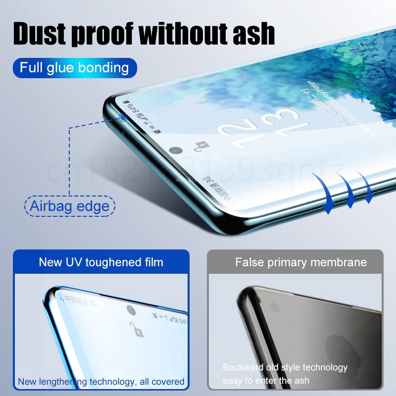 Kính Cường Lực Chống Tia Uv Cho Samsung Galaxy S8 S9 S10 S20Plus Ultra Note 8 Note 9 Note 10