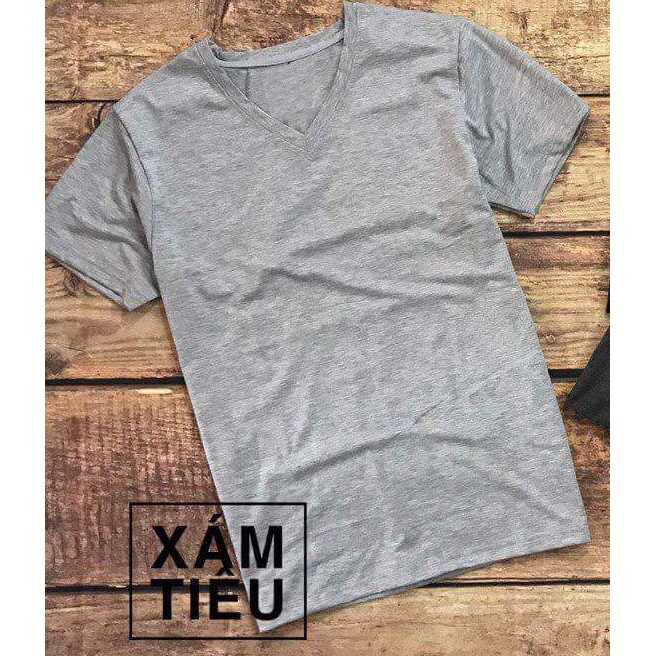 [ Xả Kho Giá Sốc] Áo Thun Thể Thao Nam Cổ Tim Chất cotton Thun Lạnh nhiều màu đủ size ( Ảnh Thật )