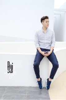 LINEN CARGO PANTS FOR MEN - Màu COBAN