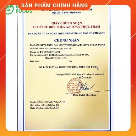 Hoả tốc -  Bánh Gạo Hàn Quốc Tokbokki Dạng Thỏi Green Foods 500g Và 1kg
