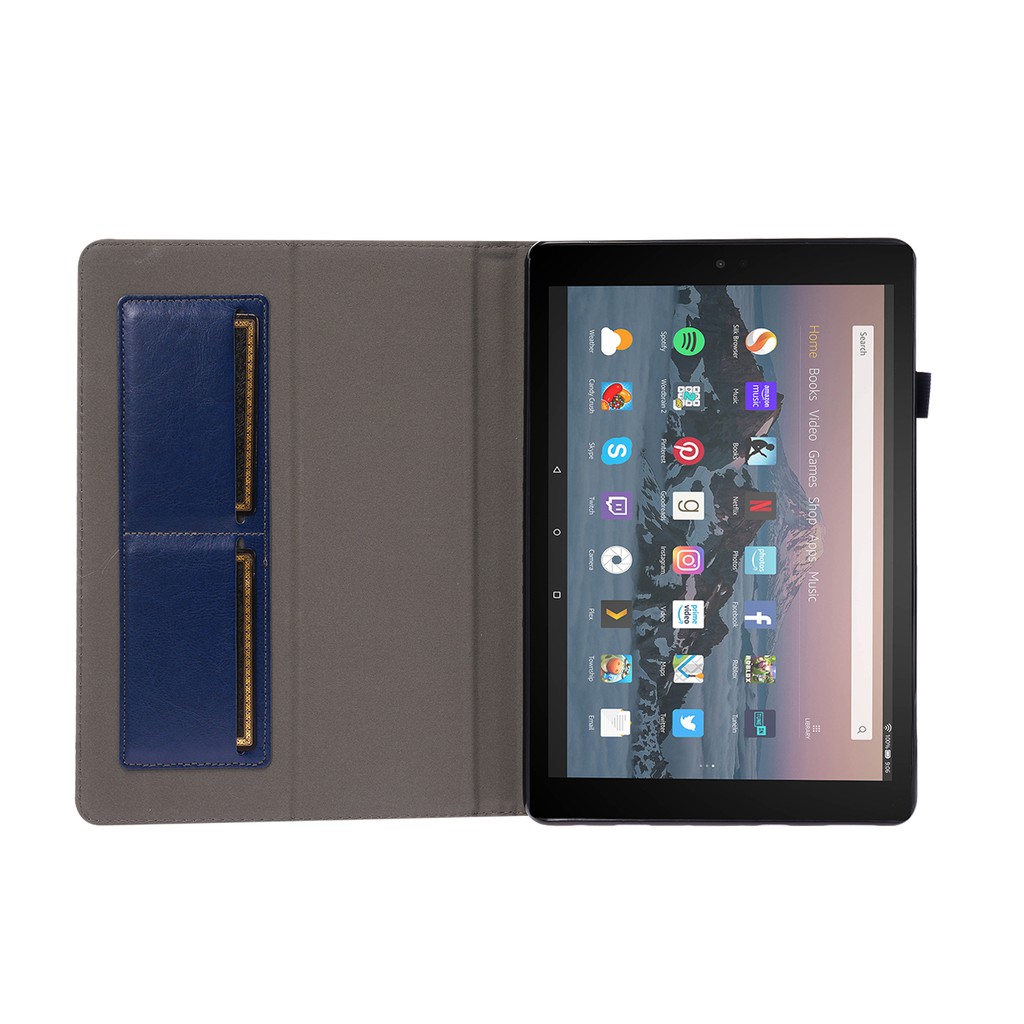 Bao Da Máy Tính Bảng Pu Thông Minh Chống Sốc Cho Amazon Kindle Fire Hd 10 Plus 2021 11th Gen 10.1 "Ốp