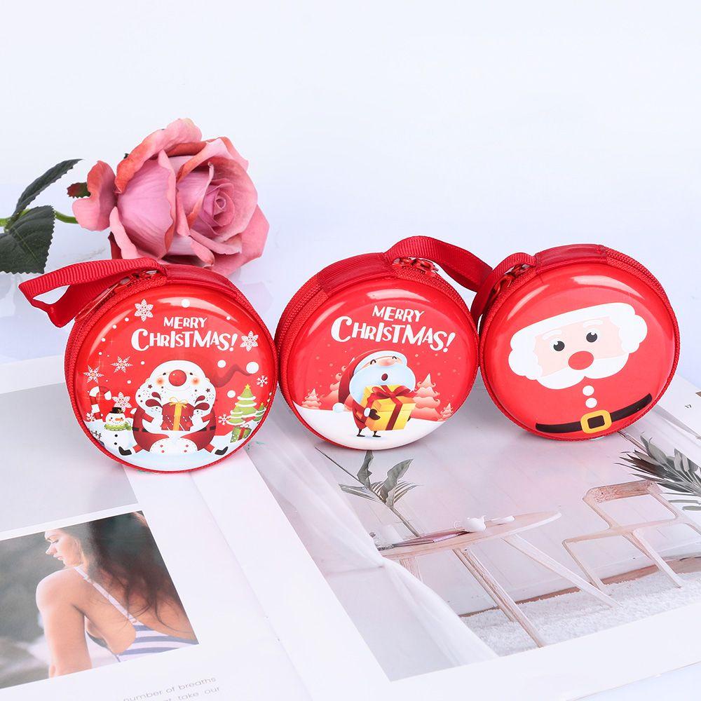 Ví Tròn Đựng Tiền Xu MIHAN1 Dùng Làm Quà Tặng Giáng Sinh / Năm Mới Cho Bé