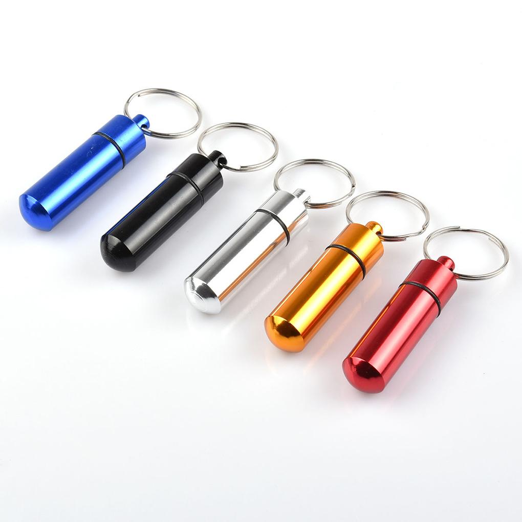 Hộp Đựng Thuốc Mini EDC Bằng Nhôm Chống Thấm Nước