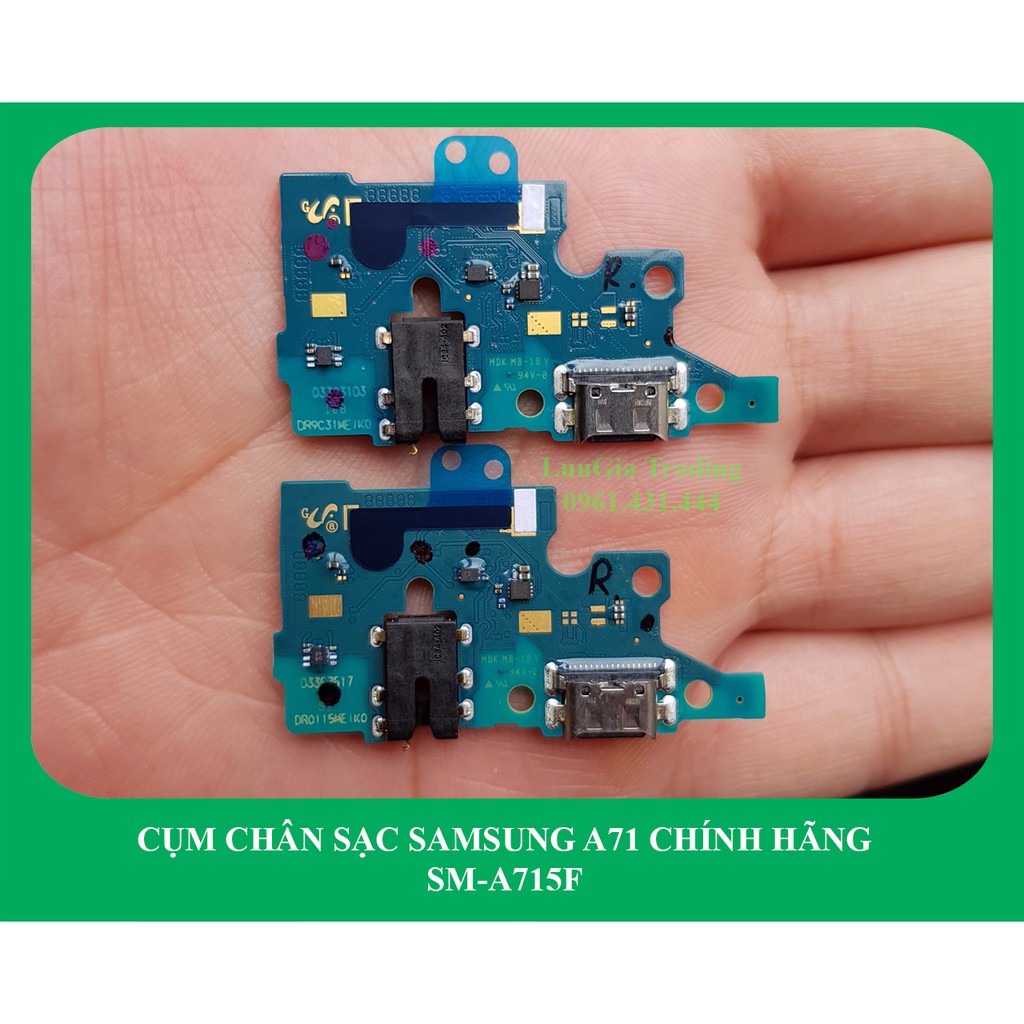 Cụm chân sạc Samsung Galaxy A71 chính hãng A715F | Cụm đuôi sạc, tai nghe, Micro Samsung A71