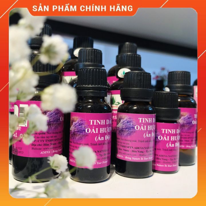 Tinh dầu Oải hương Ấn độ nguyên chất ⚡FREESHIP⚡ nhiều dung tích