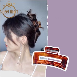 Kẹp Tóc Cỡ Lớn Phong Cách Retro Thời Trang Hàn Quốc Cho Nữ