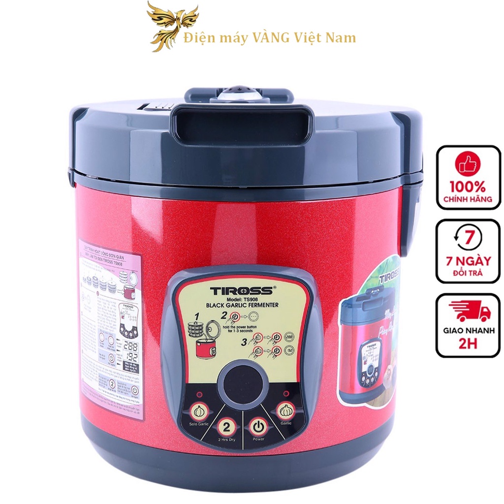 Máy làm tỏi đen gia đình Tiross TS908 bảo hành chính hãng 12 tháng