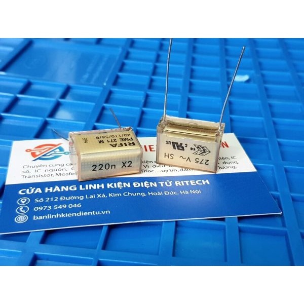 Tụ Rifa 220nF 275V 0.22uF 220n X2 PME271M