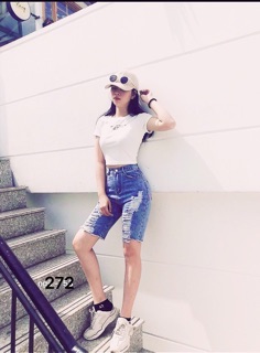 ☀️ Quần Jeans Ngố Rách Nhiều