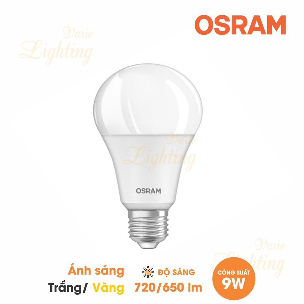 Bóng đèn LED Bulb ECO CLASSIC A E27 OSRAM - [HÀNG CHÍNH HÃNG] Thiết kế cổ điển, ánh sáng chất lượng cao