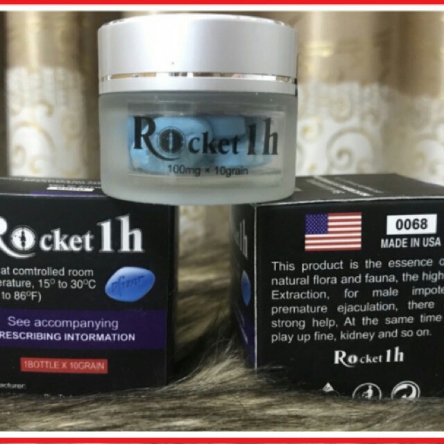 Rocket 1H hộp 10 viên - Tăng cường sinh lý nam giới - Thể hiện đẳng cấp phái mạnh