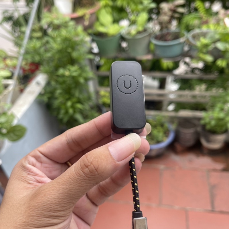 Cáp chuyển đổi Type C sang 3.5 + Type C Plextone GS MAX có mic, chơi game siêu đã